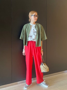 阿部さん(レディース・165cm)の夏コーディネート