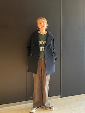 「TICCA(ティッカ)のアイテム」を使った、阿部さん(レディース・165cm)の秋コーディネート