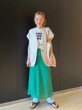 阿部さん(レディース・165cm)の春コーディネート