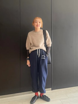 「SHIPS（シップス）のアイテム」を使った、阿部さん（レディース・165cm）の秋コーディネート