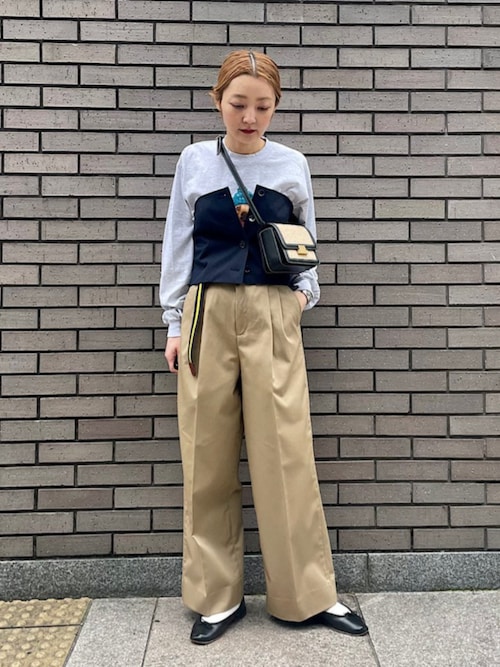 【シップス　ウィメン】〈手洗い可能〉トレンチ ディテール ビスチェ 24SS ◇ SHIPS｜<手洗い可能>トレンチ ディテール ビスチェ 24SS