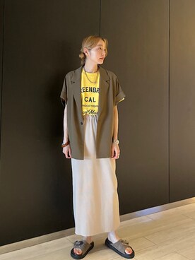 阿部さん（レディース・165cm）の夏コーディネート