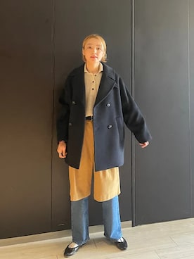 「TICCA(ティッカ)のアイテム」を使った、阿部さん(レディース・165cm)の秋コーディネート