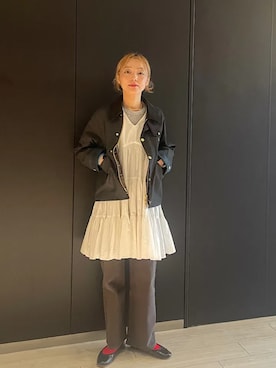阿部さん（レディース・165cm）の秋コーディネート