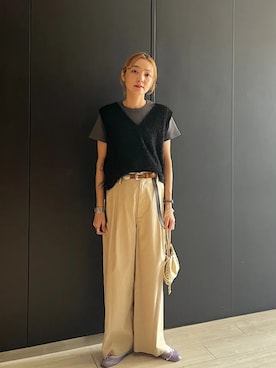 「SHIPS（シップス）のアイテム」を使った、阿部さん（レディース・165cm）の夏コーディネート