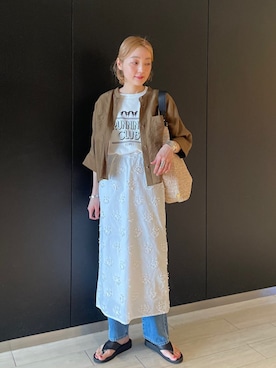阿部さん(レディース・165cm)の春コーディネート