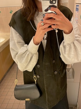 「トイレから失礼しやす」｜k.さん（レディース・168cm）の冬コーディネート