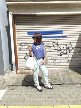 「AVAN LILY（アヴァンリリィ）のアイテム」を使った、atsupippiさん（レディース・147cm）の夏コーディネート