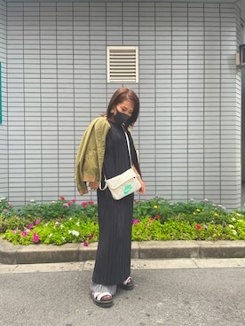 「one way（ワンウェイ）のアイテム（ジャケット/アウター）」を使った、atsupippiさん（レディース・147cm）の夏コーディネート