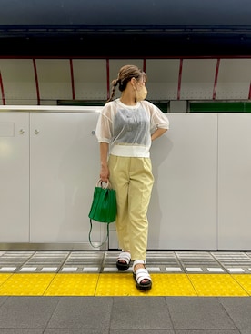 「AVAN LILY（アヴァンリリィ）のアイテム」を使った、atsupippiさん（レディース・147cm）の夏コーディネート
