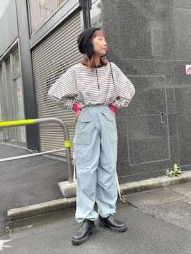 asai hikariさん（レディース・157cm）の秋コーディネート