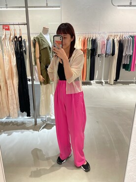 asai hikariさん（レディース・157cm）の夏コーディネート