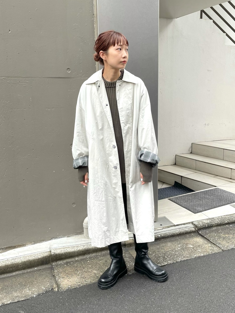 WHIMSIC ステンカラーコート WHIMSIC ステンカラーコート