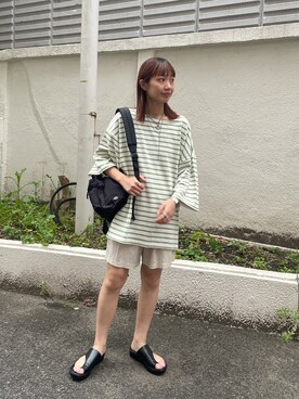 asai hikariさん（レディース・157cm）の夏コーディネート