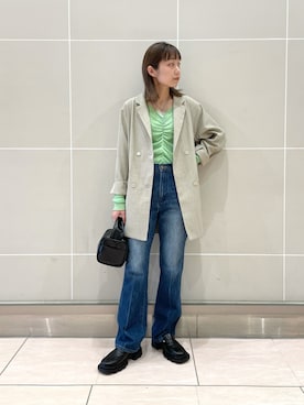 asai hikariさん（レディース・157cm）の冬コーディネート