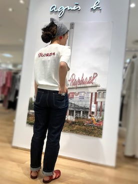 agnes b. 神戸大丸さんのコーディネート