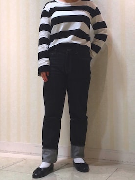 agnes b. 神戸大丸さんのコーディネート