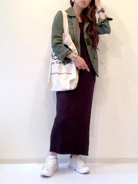 「antiqua」｜「アイテム（ワンピース/ドレス）」を使った、akanechin29さん（レディース・159cm）の秋コーディネート