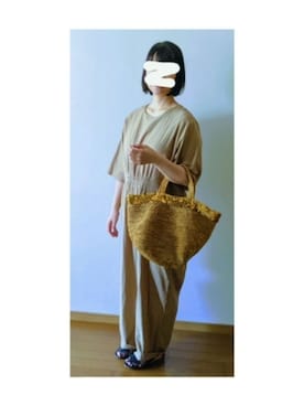 「Bab（バブ）のアイテム（つなぎ/オールインワン）」を使った、yoriyori718さん（レディース・162cm）の夏コーディネート