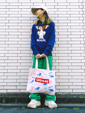 「FILA（フィラ）のアイテム（シューズ）」を使った、na___chi.0612さん（キッズ・135cm）の冬コーディネート