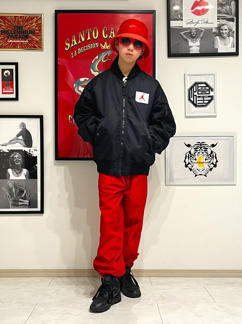 jordan ジョーダン　MA-1 ブルゾン ジャケット JORDAN BRAND AS M J JMPMN MA-1 JKT BLACK/ARCHAEO BROWN 21HO