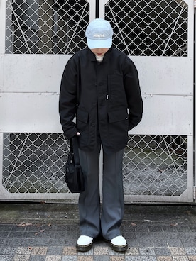 「SILAS（サイラス）のアイテム（ジャケット/アウター）」を使った、oritoさん（レディース・155cm）の冬コーディネート