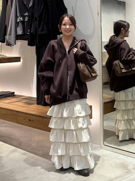 「bijorie（ビジュリィ）のアイテム」を使った、みおりんご🍎さん（レディース・148cm）の秋コーディネート