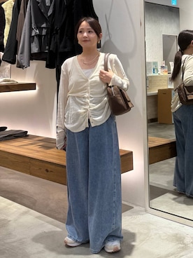 「bijorie（ビジュリィ）のアイテム」を使った、みおりんご🍎さん（レディース・148cm）の秋コーディネート