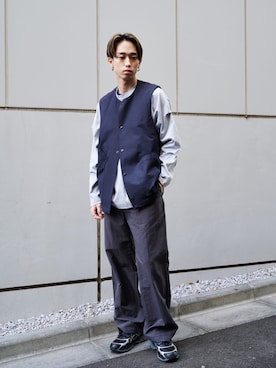 azumiさん（メンズ・170cm）の冬コーディネート