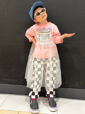 まゆげちゃんさん（キッズ・90cm）の夏コーディネート