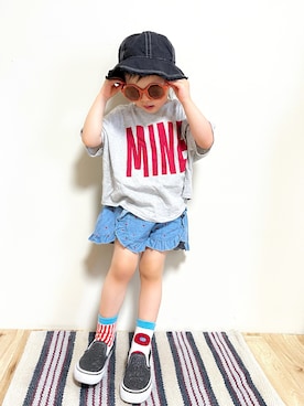 まゆげちゃんさん（キッズ・90cm）の夏コーディネート