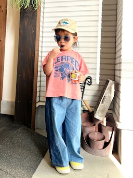 まゆげちゃんさん（キッズ・90cm）の夏コーディネート