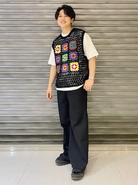 ぽんすさん（メンズ・171cm）の夏コーディネート