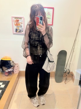 「ニコアンド」｜えりんぎ🍄さん（レディース・152cm）の夏コーディネート