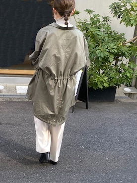 「Kastane（カスタネ）のアイテム（モッズコート）」を使った、yukiさん（レディース・153cm）の冬コーディネート