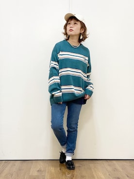 「BACK NUMBER（バックナンバー）のアイテム（アンサンブル）」を使った、m@さん（レディース・155cm）の冬コーディネート