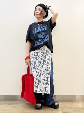 まーちゃん(m@)さん(レディース・155cm)の夏コーディネート