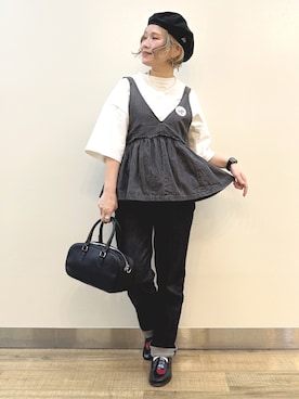 「アイテム（その他トップス）」を使った、まーちゃん（m@）さん（レディース・155cm）の春コーディネート