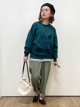 「SUBLIME（サブライム）のアイテム」を使った、m@さん（レディース・155cm）の秋コーディネート