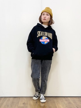 まーちゃん(m@)さん(レディース・155cm)の冬コーディネート