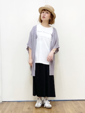 「アディダスオリジナルス」｜「アイテム（その他）」を使った、m@さん（レディース・155cm）の夏コーディネート