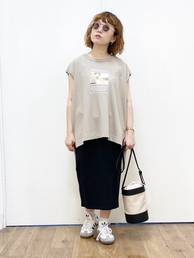 まーちゃん（m@）さん（レディース・155cm）の夏コーディネート