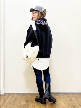 「CAMP7」｜m@さん（レディース・155cm）の秋コーディネート