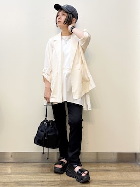 まーちゃん（m@）さん（レディース・155cm）の夏コーディネート