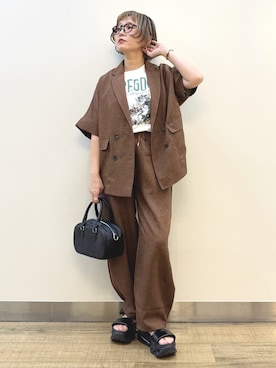 まーちゃん(m@)さん(レディース・155cm)の夏コーディネート
