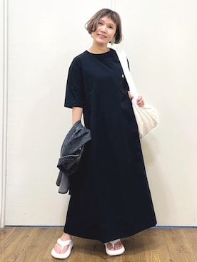 「CAMP7（キャンプセブン）のアイテム」を使った、m@さん（レディース・155cm）の春コーディネート