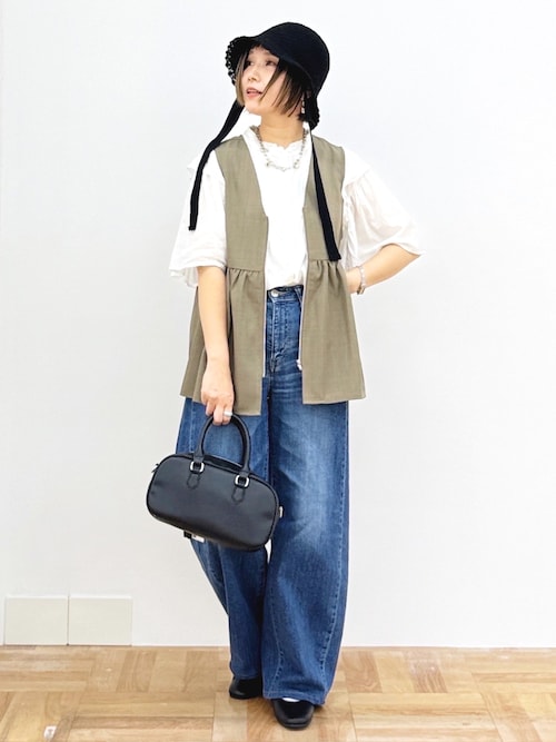 セール】【SOMETHING】「HANA」カーブテーパード（デニムパンツ