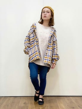 まーちゃん（m@）さん（レディース・155cm）の秋コーディネート