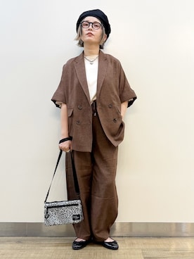 「Right-on（ライトオン）のアイテム」を使った、まーちゃん（m@）さん（レディース・155cm）の夏コーディネート