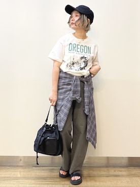 まーちゃん（m@）さん（レディース・155cm）の春コーディネート